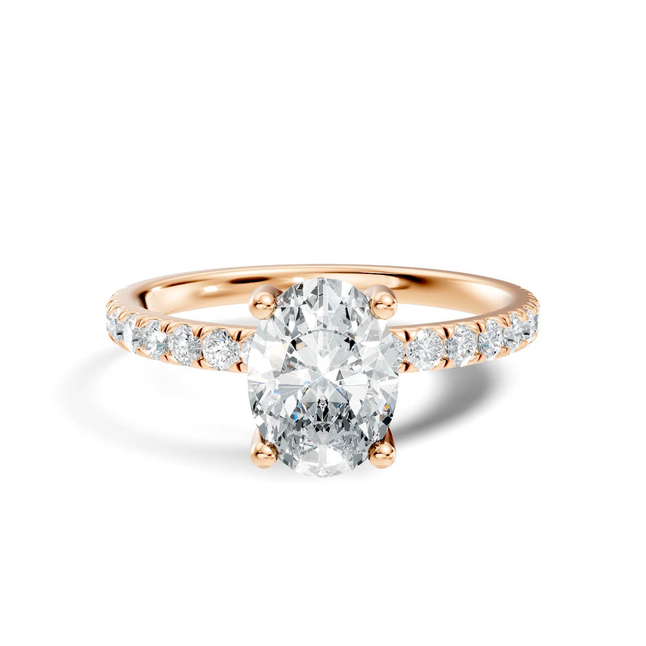 .50-1.50 Ct. Oval Diamond Ring with Diamond Band (ja16-e) 12