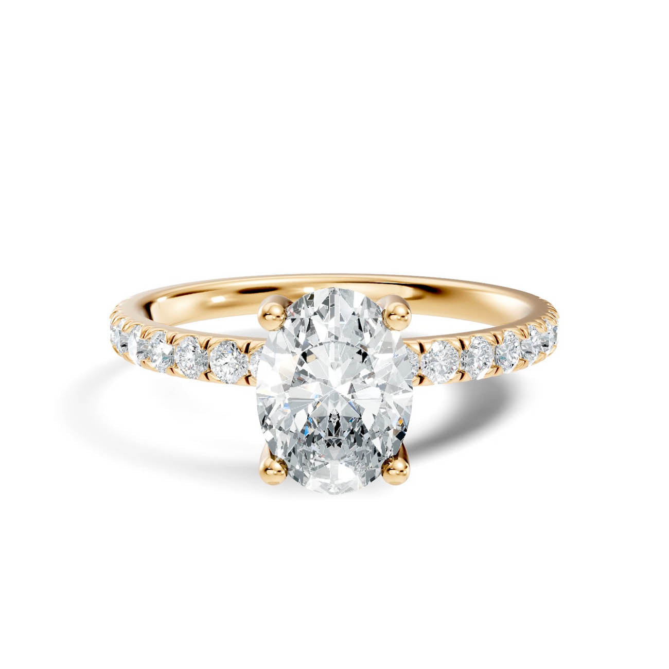 .50-1.50 Ct. Oval Diamond Ring with Diamond Band (ja16-e) 3