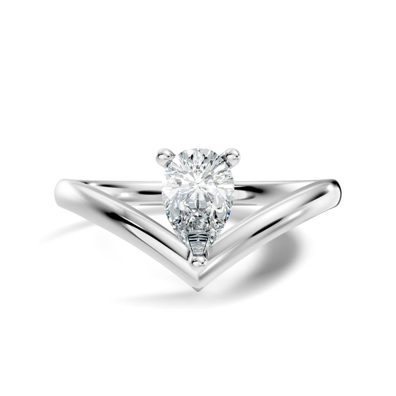.50 Ct. Pear Cut Diamond Chevron Ring (20-d copy) 10