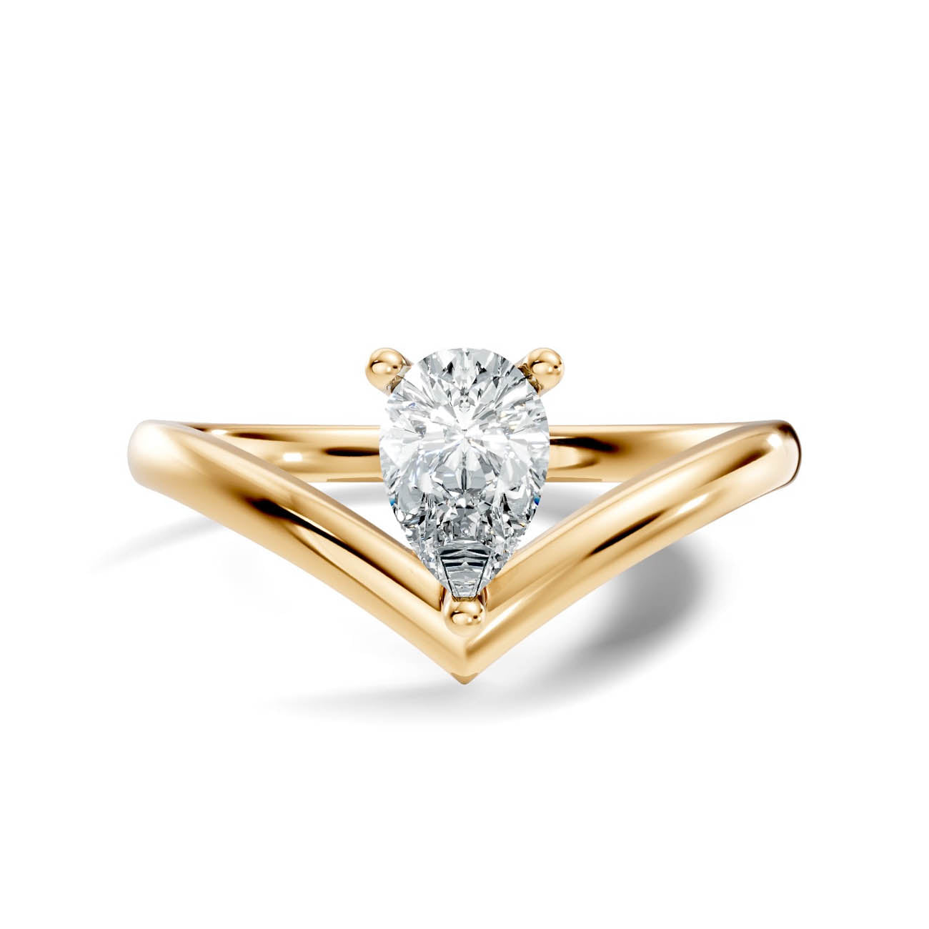 .50 Ct. Pear Cut Diamond Chevron Ring (20-d copy) 3