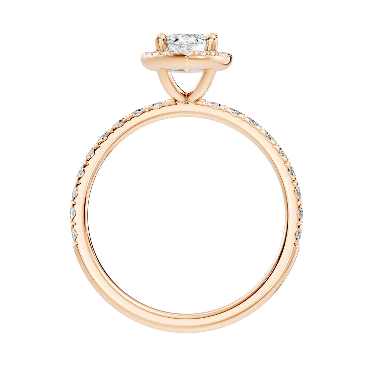 .50-1.50 Ct. Marquise Diamond Halo Ring with Diamond-Accented Band (ja17-d) 5