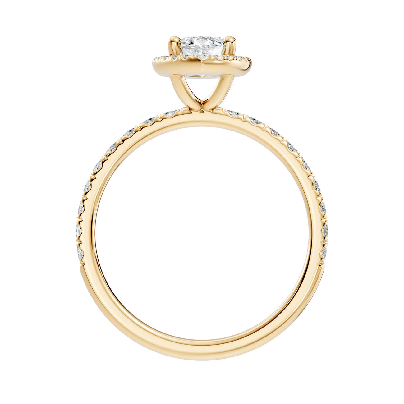 .50-1.50 Ct. Marquise Diamond Halo Ring with Diamond-Accented Band (ja17-d) 15