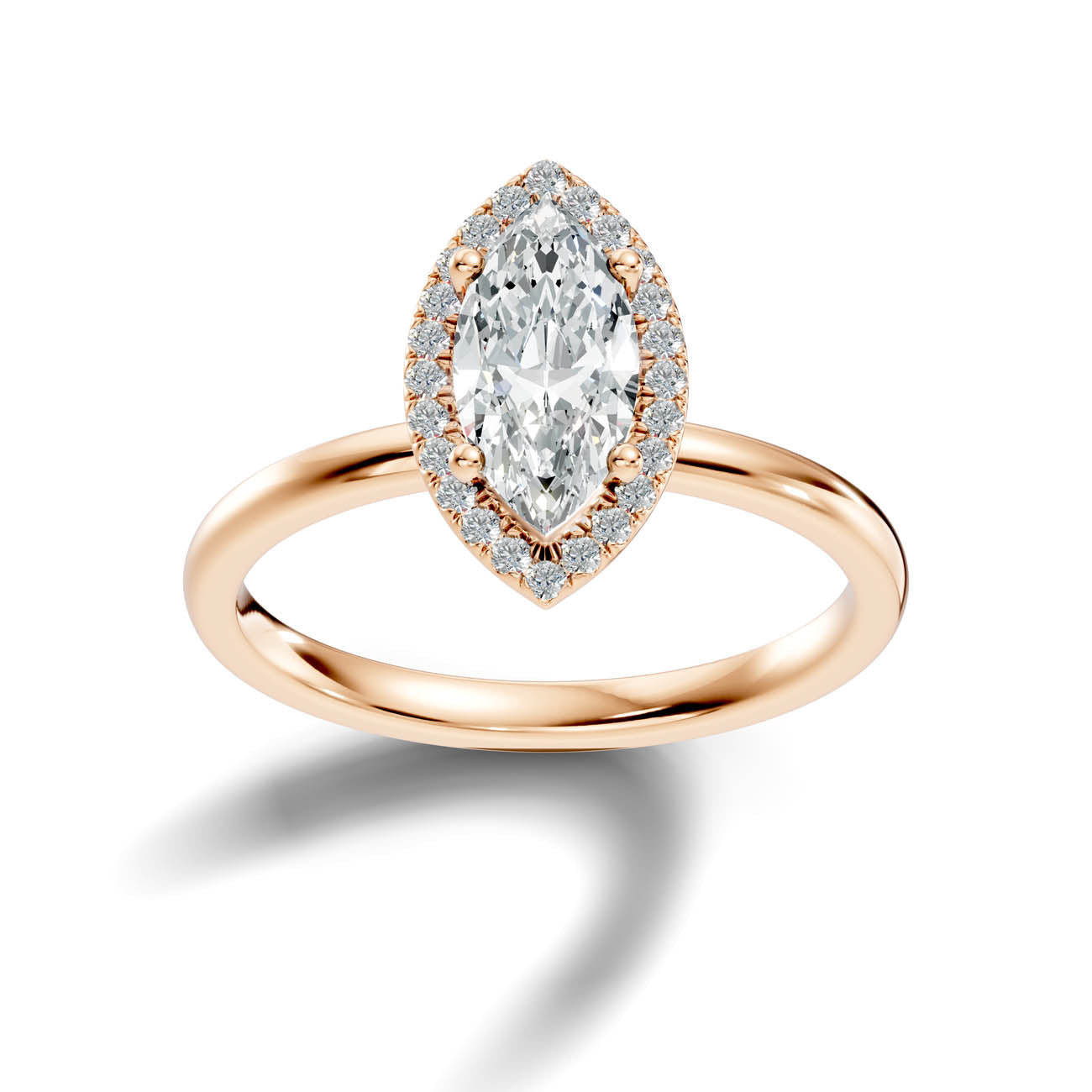 .50-1.50 Ct. Marquise Diamond Halo Engagement Ring (ja17-d copy) 7