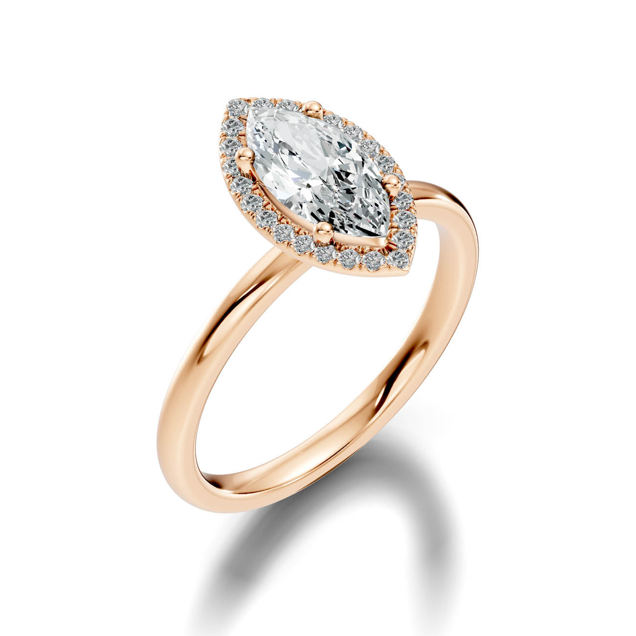 .50-1.50 Ct. Marquise Diamond Halo Engagement Ring (ja17-d copy) 10