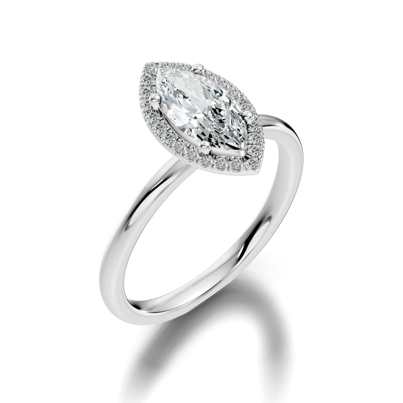 .50-1.50 Ct. Marquise Diamond Halo Engagement Ring (ja17-d copy) 15