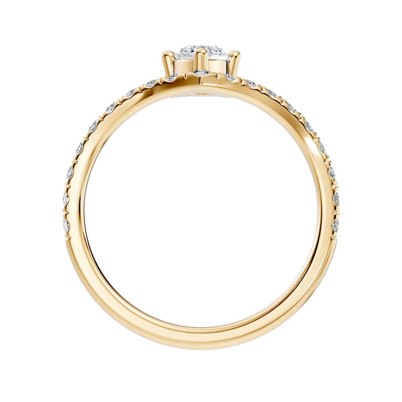 .92 Ct. Marquise Cut Diamond Chevron Pavé Ring (20-e) 14