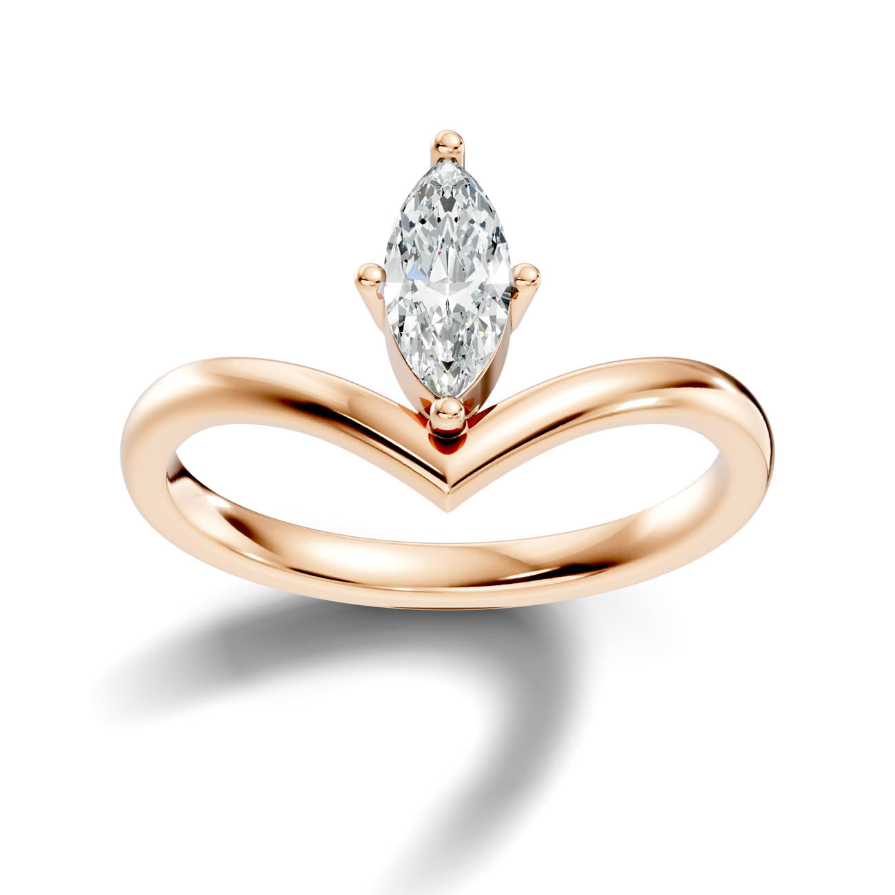 .50 Ct. Marquise Cut Diamond Chevron Ring (20-e copy) 7