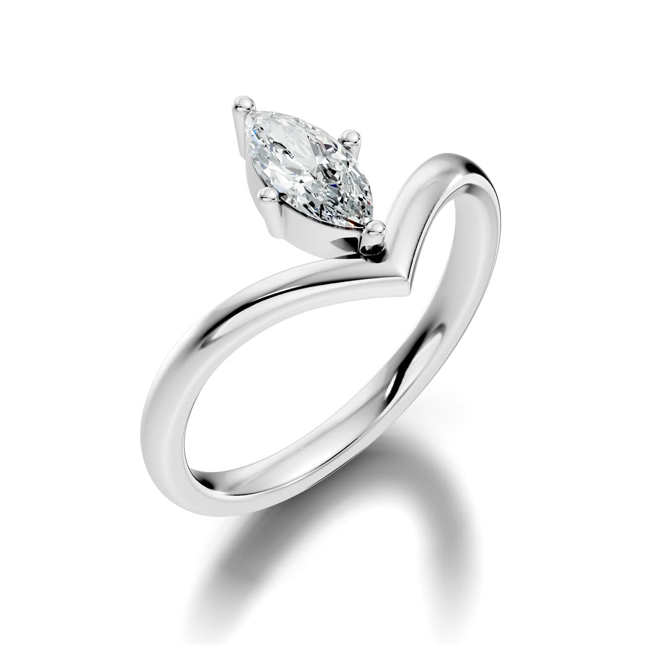 .50 Ct. Marquise Cut Diamond Chevron Ring (20-e copy) 13