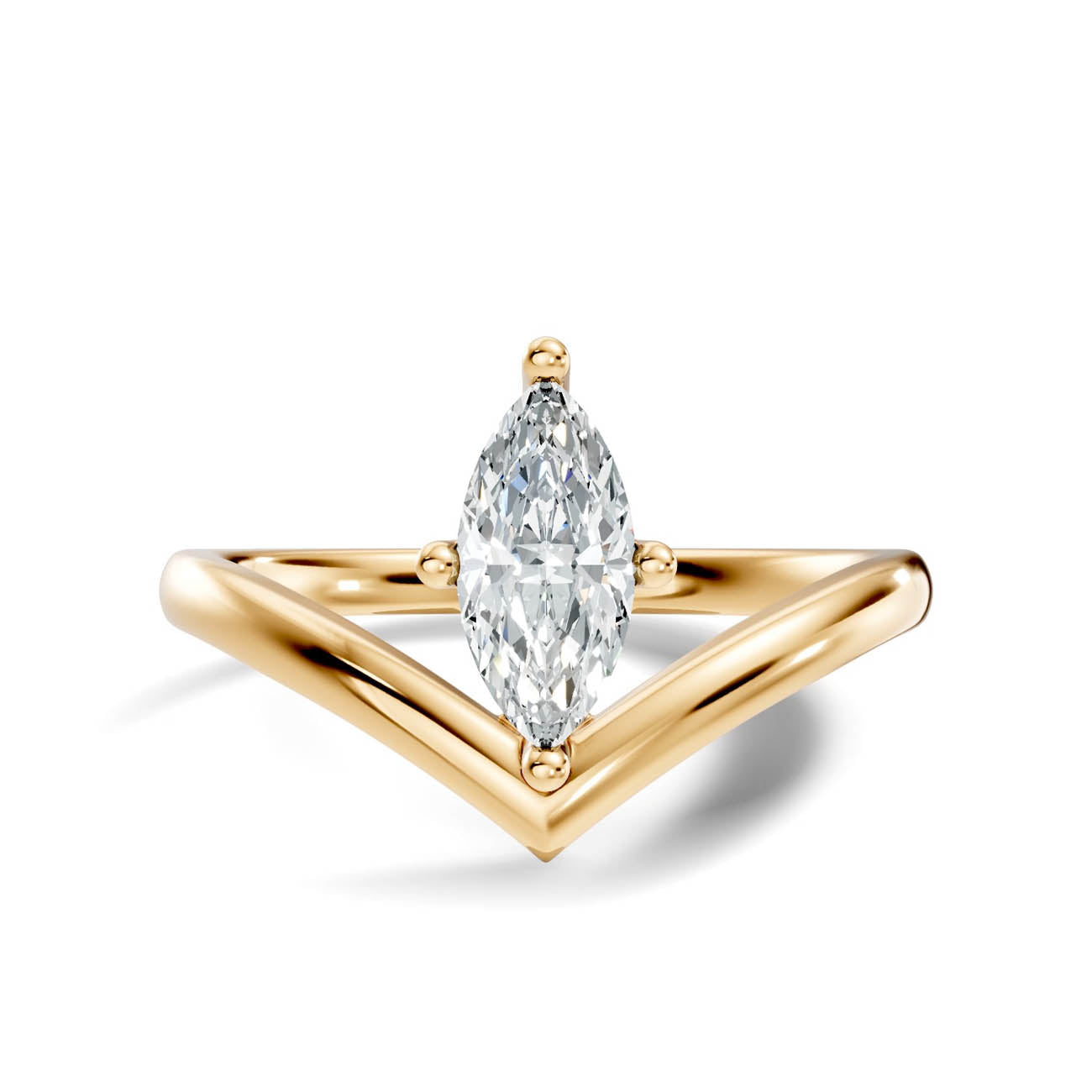 .50 Ct. Marquise Cut Diamond Chevron Ring (20-e copy) 3