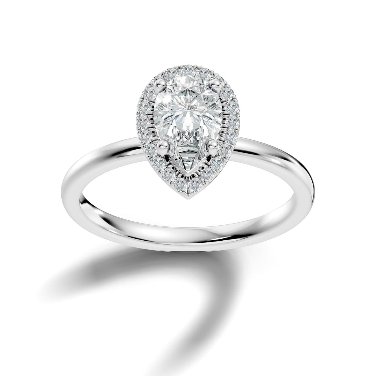 .50-1.50 Ct. Pear-Shaped Diamond Halo Engagement Ring (ja17-f copy) 13