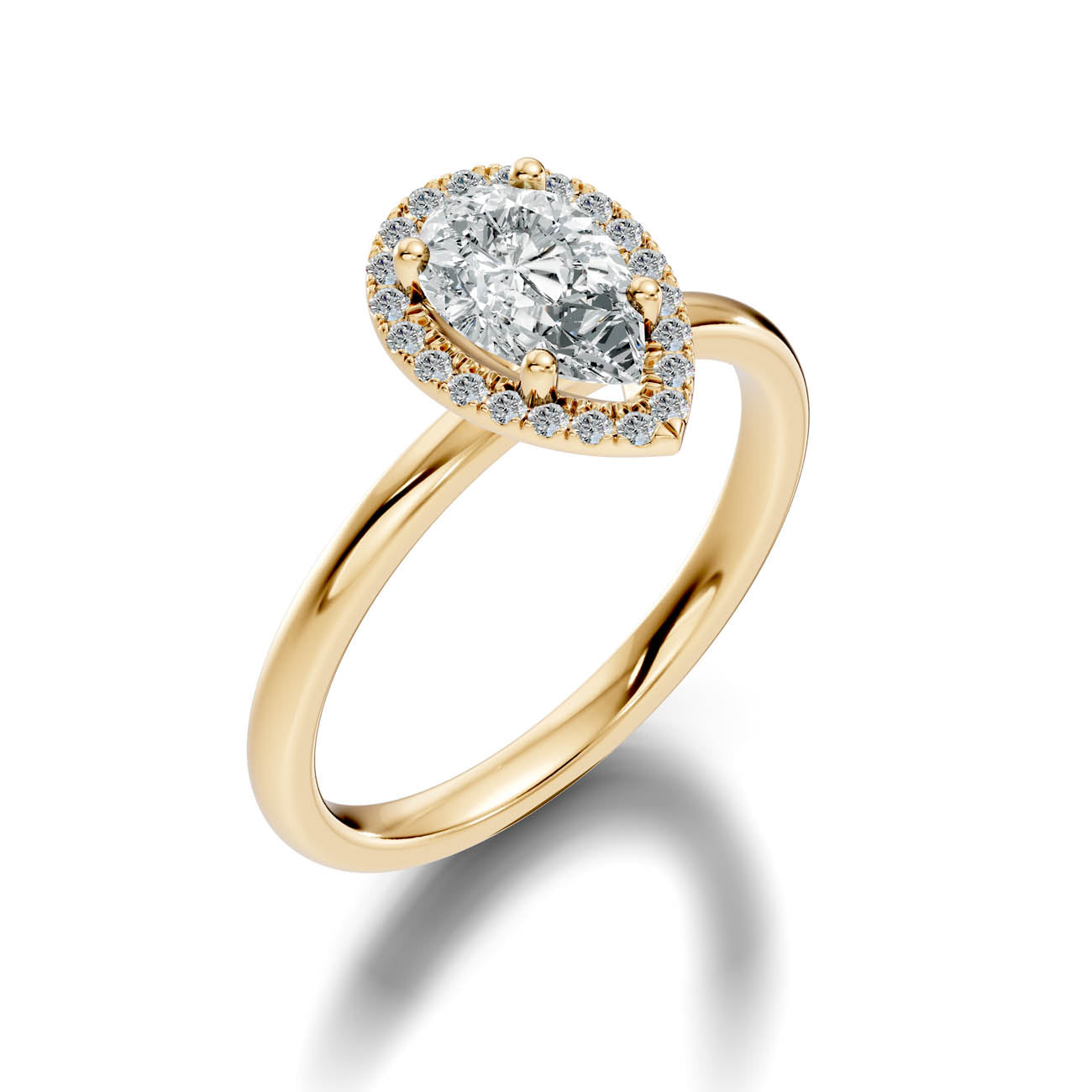 .50-1.50 Ct. Pear-Shaped Diamond Halo Engagement Ring (ja17-f copy)