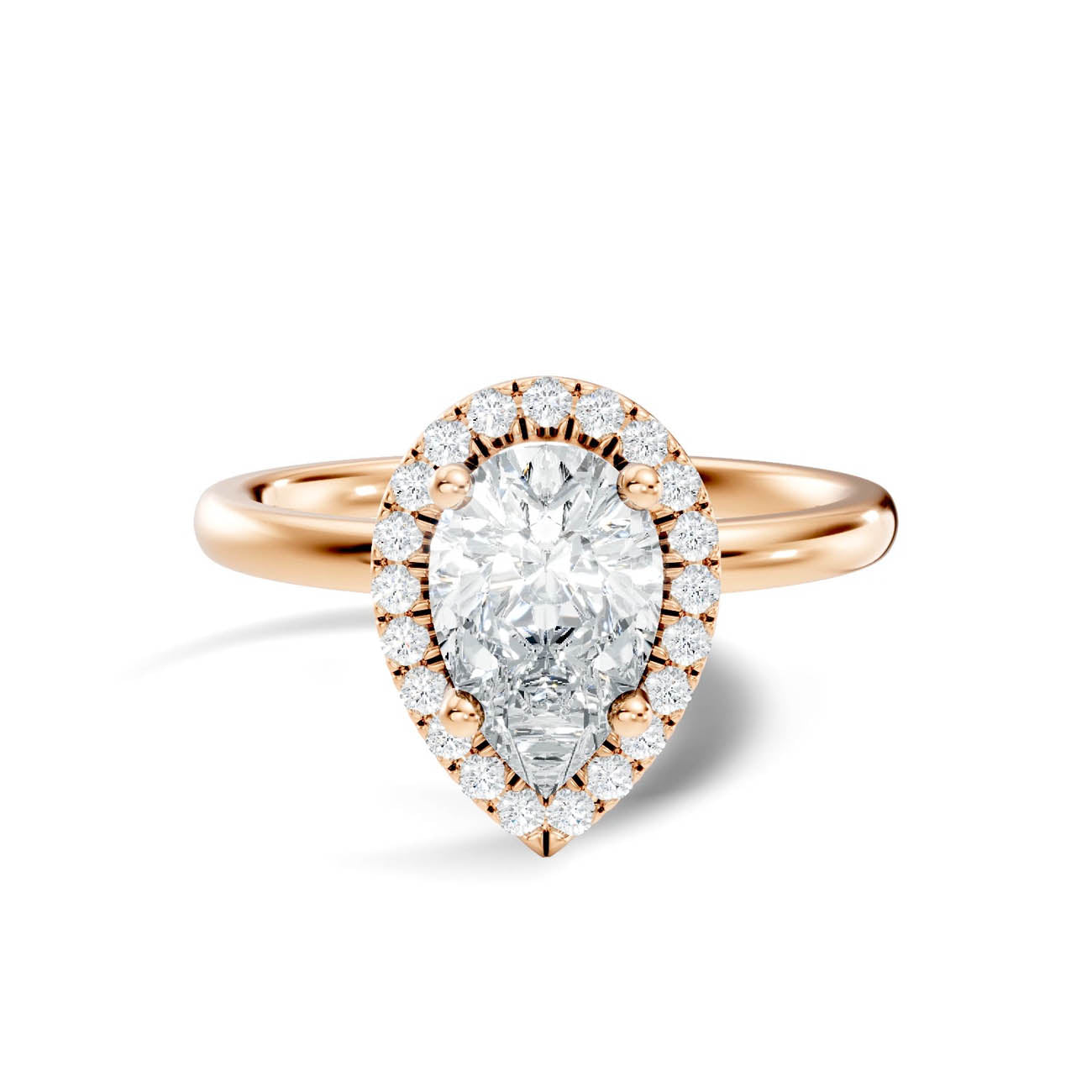 .50-1.50 Ct. Pear-Shaped Diamond Halo Engagement Ring (ja17-f copy) 8