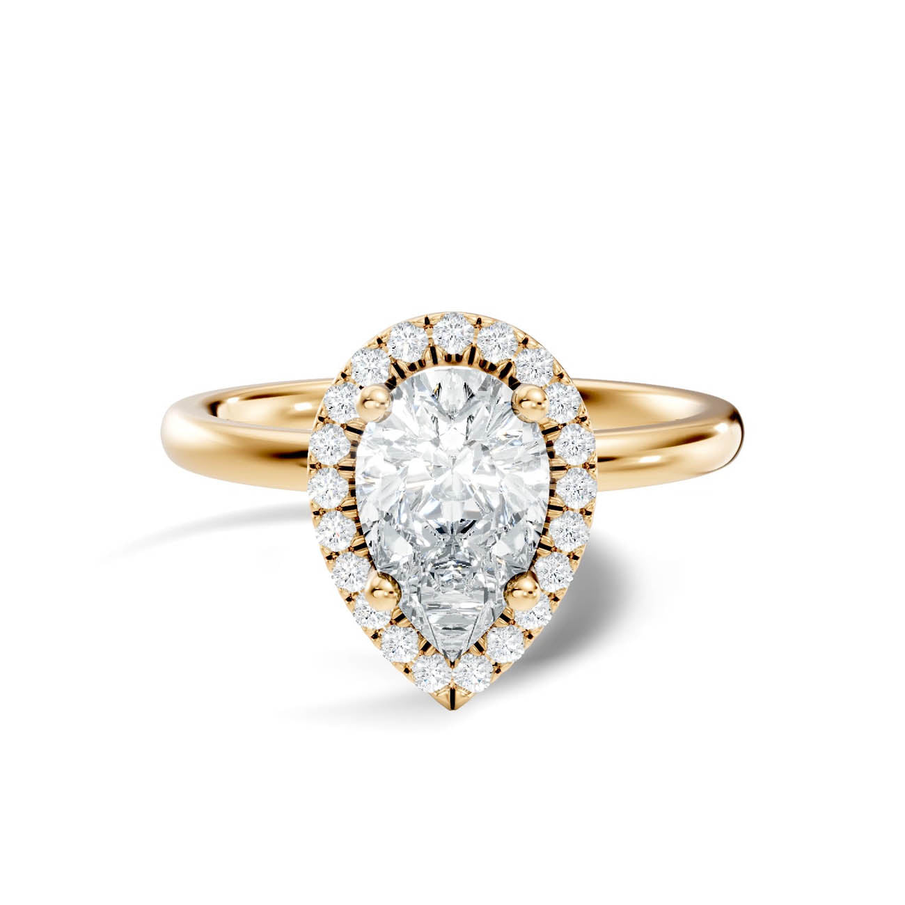 .50-1.50 Ct. Pear-Shaped Diamond Halo Engagement Ring (ja17-f copy) 3