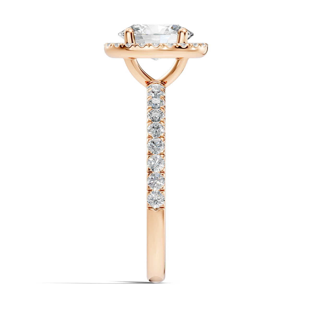 .50-1.50 Ct. Oval Diamond Halo Ring with Diamond-Accented Band (ja17-e) 9