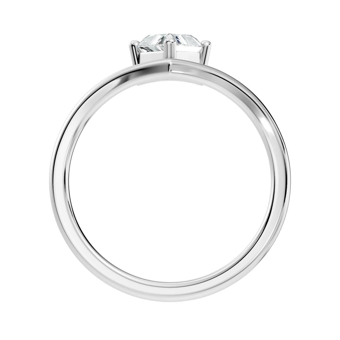 .50 Ct. Trillion Cut Diamond Chevron Solitaire Ring (20-f copy) 11