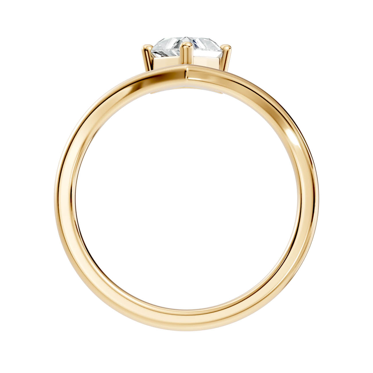 .50 Ct. Trillion Cut Diamond Chevron Solitaire Ring (20-f copy) 14