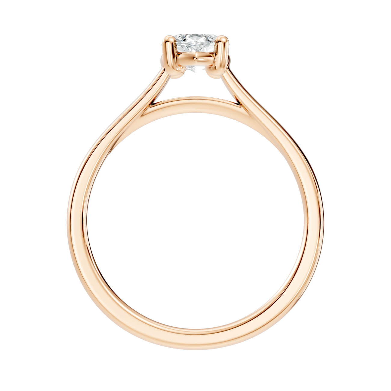 1.00 Ct. Marquise Cut Diamond Solitaire Ring with Four-Prong Setting (22-e) 5