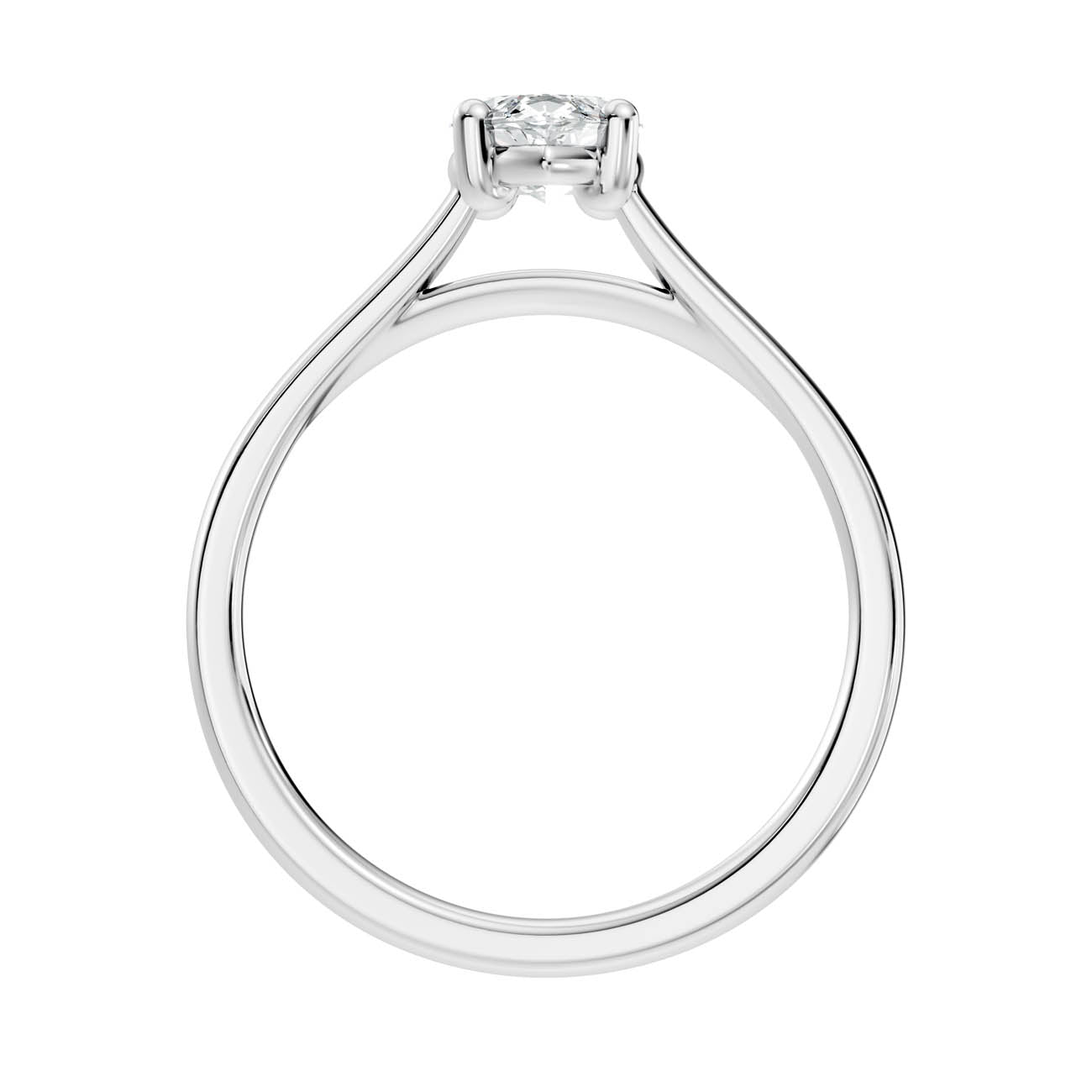 1.00 Ct. Marquise Cut Diamond Solitaire Ring with Four-Prong Setting (22-e) 11