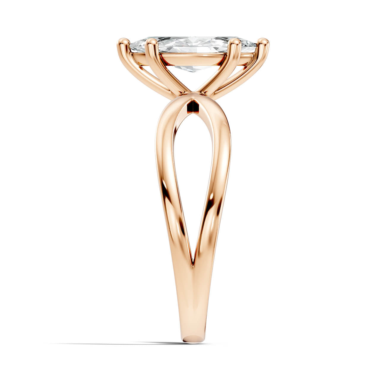 1.00 Ct. Marquise Diamond Crossover Solitaire Ring (23-d copy) 9
