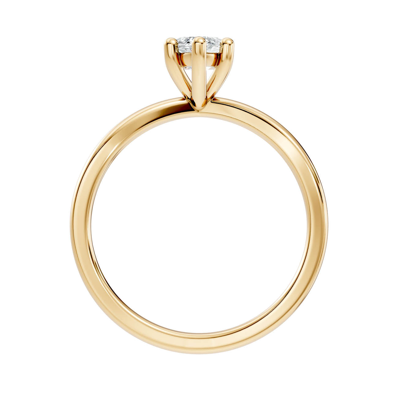 1.00 Ct. Marquise Diamond Crossover Solitaire Ring (23-d copy) 14
