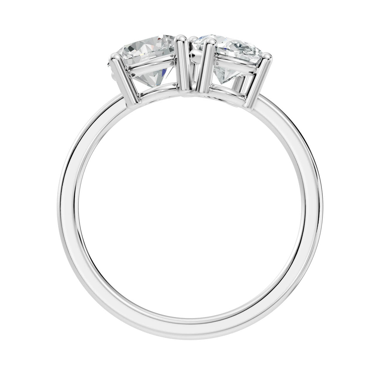 2.00 Ct. Round & Oval Two-Stone Diamond Ring (16-a copy) 11