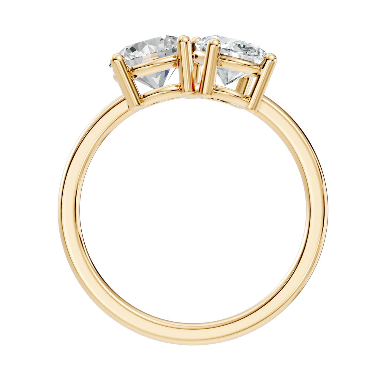 2.00 Ct. Round & Oval Two-Stone Diamond Ring (16-a copy) 14