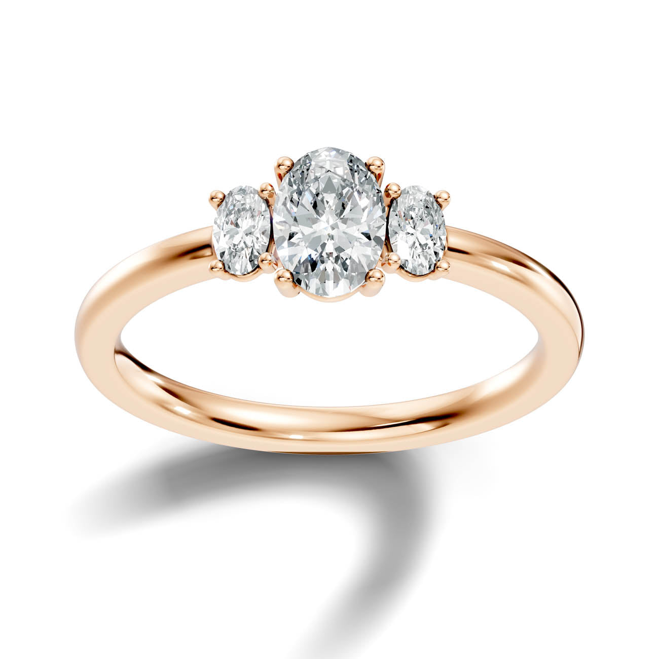 .65 Ct. Oval Three-Stone Diamond Ring (17-b copy) 7