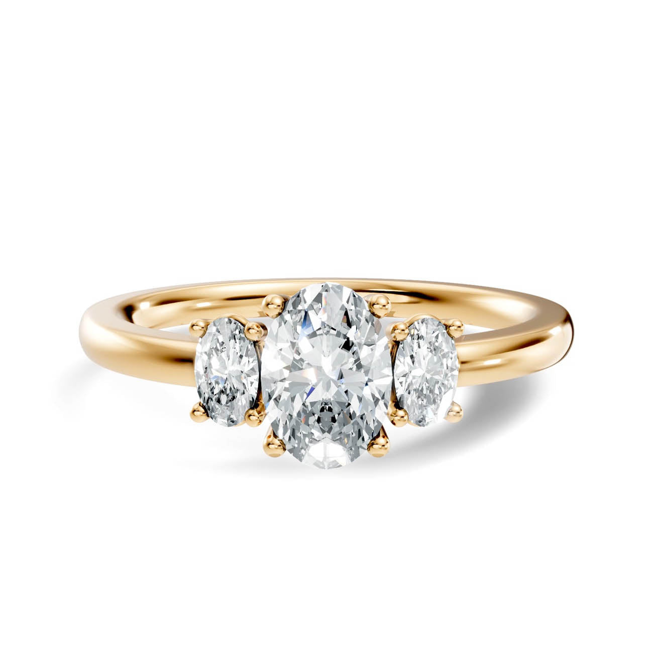 .65 Ct. Oval Three-Stone Diamond Ring (17-b copy) 3