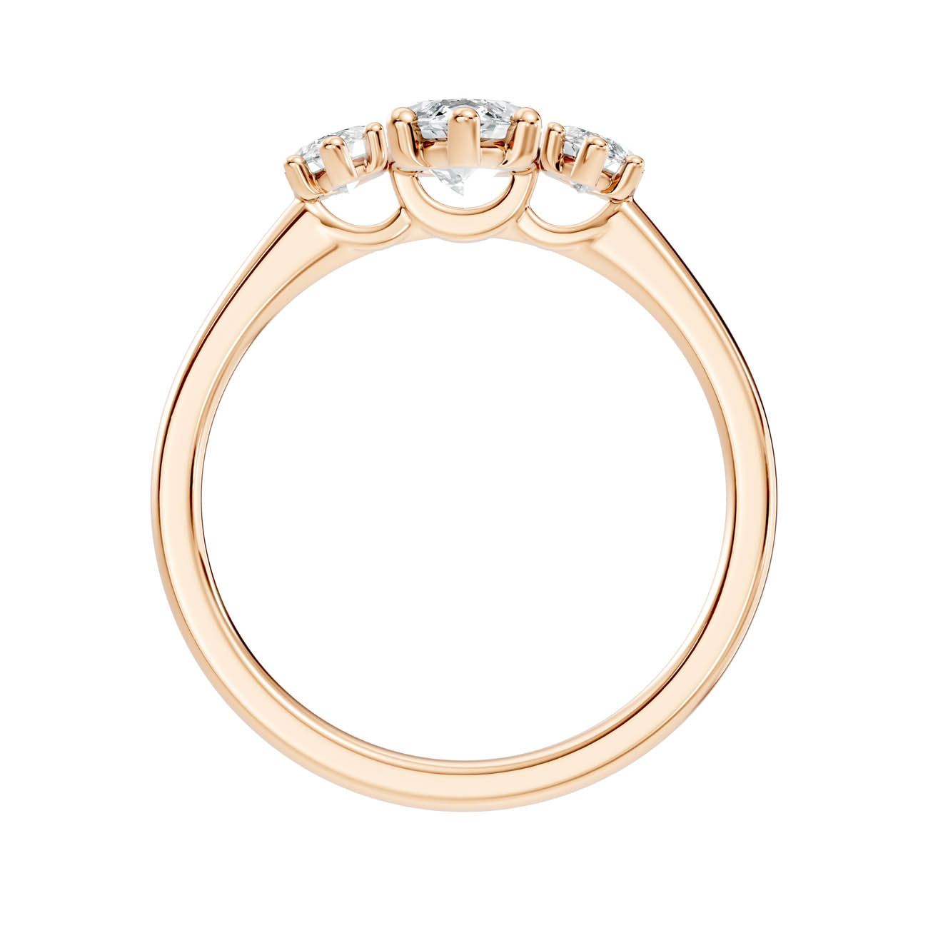 1.56 Ct. Marquise Cut Three-Stone Diamond Ring (17-e copy) 5