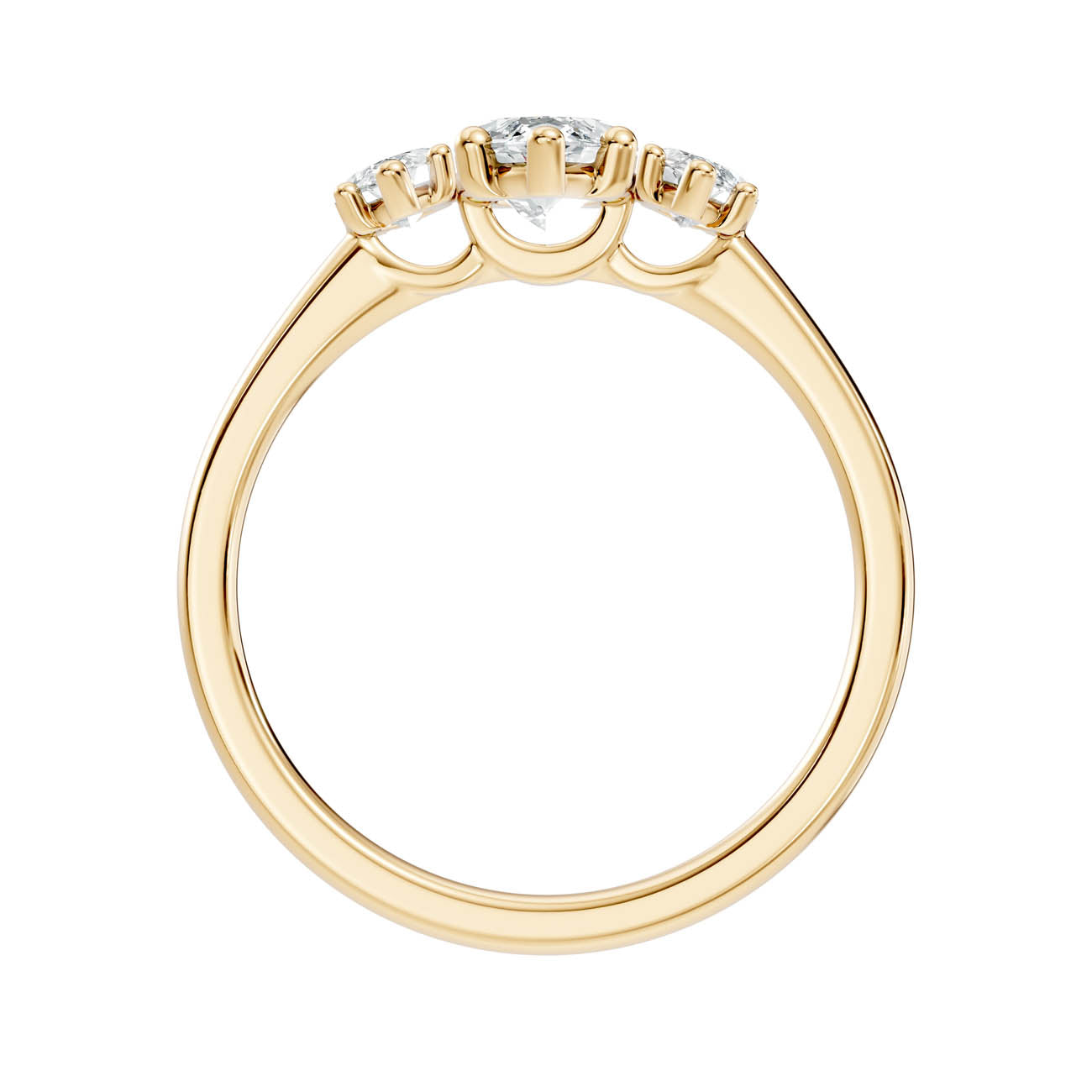1.56 Ct. Marquise Cut Three-Stone Diamond Ring (17-e copy) 14