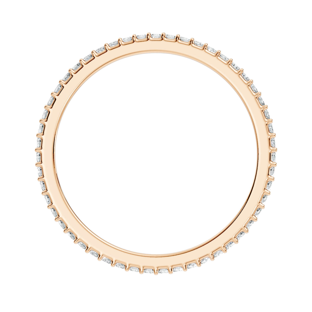 .19 Ct. Round Diamond Pavé Eternity Ring (PE100) 5