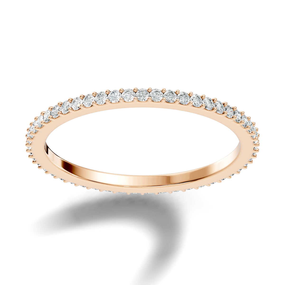 .19 Ct. Round Diamond Pavé Eternity Ring (PE100) 7