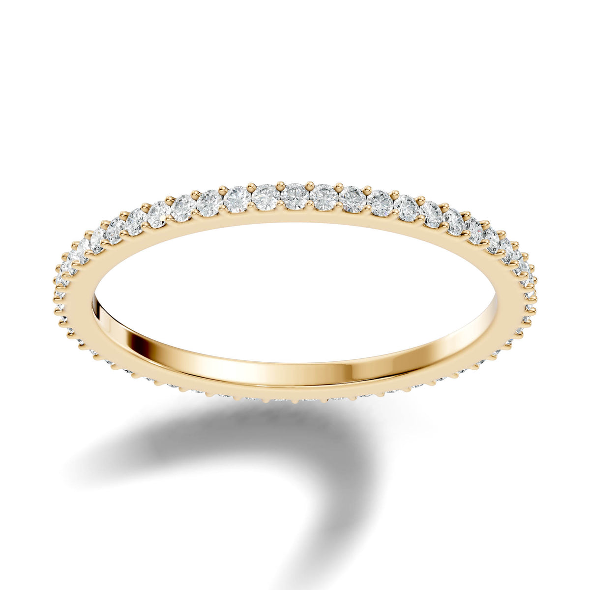 .19 Ct. Round Diamond Pavé Eternity Ring (PE100) 12