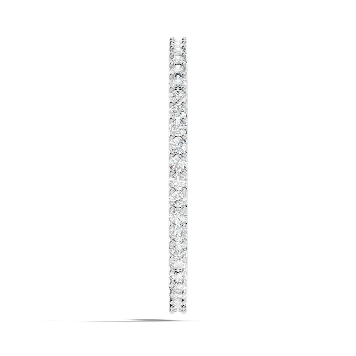 .27 Ct. Round Diamond Pavé Eternity Ring with Shared Prong Setting (PE110) 6