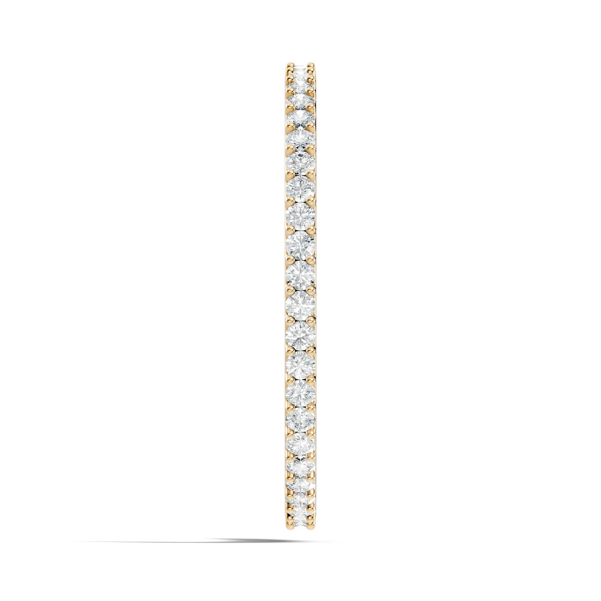 .27 Ct. Round Diamond Pavé Eternity Ring with Shared Prong Setting (PE110) 5