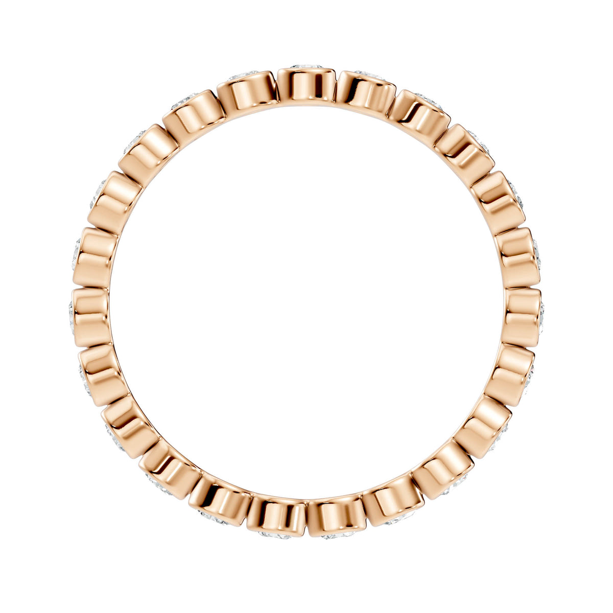 .26 Ct. Round Diamond Bezel Eternity Band (BZE1) 11