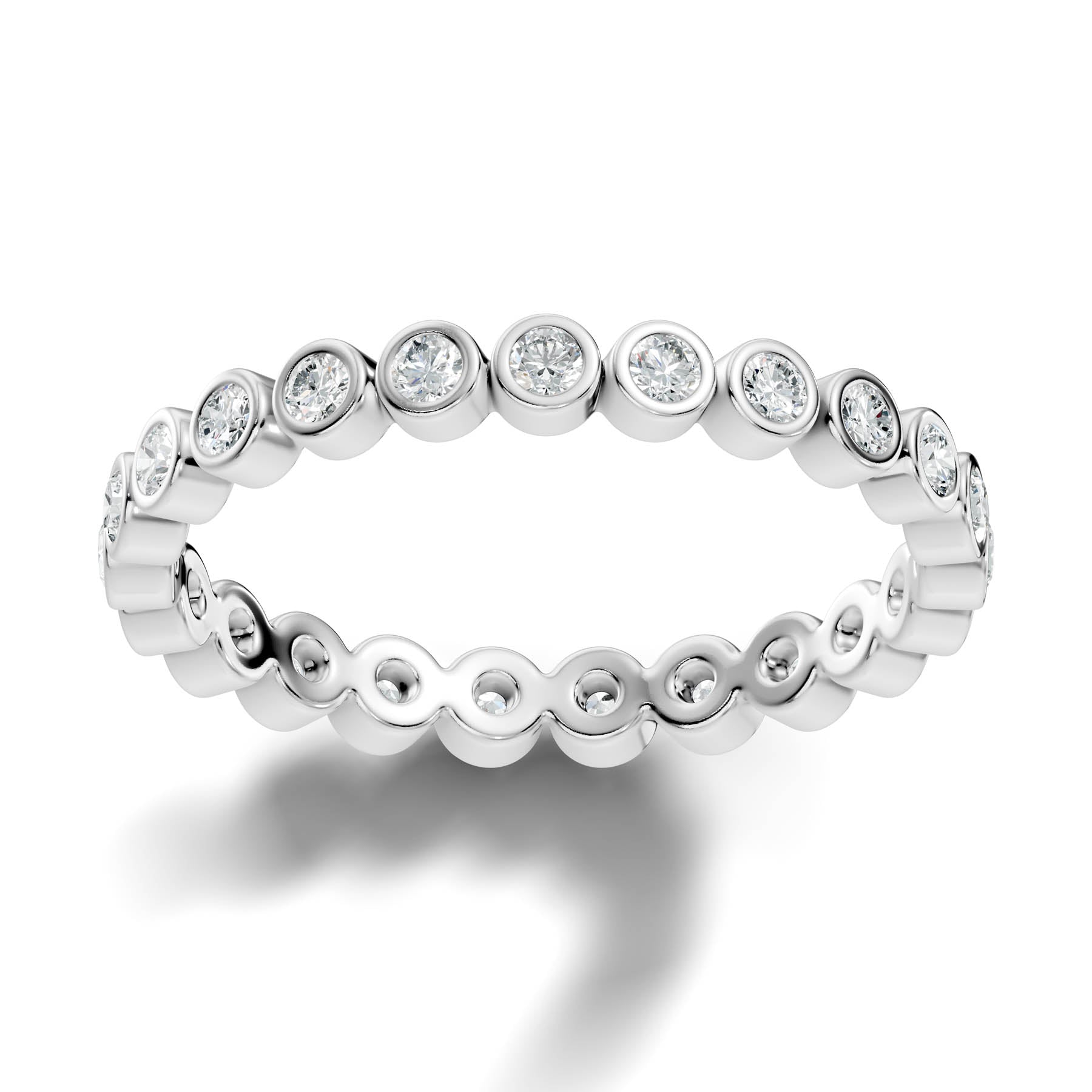 .26 Ct. Round Diamond Bezel Eternity Band (BZE1)