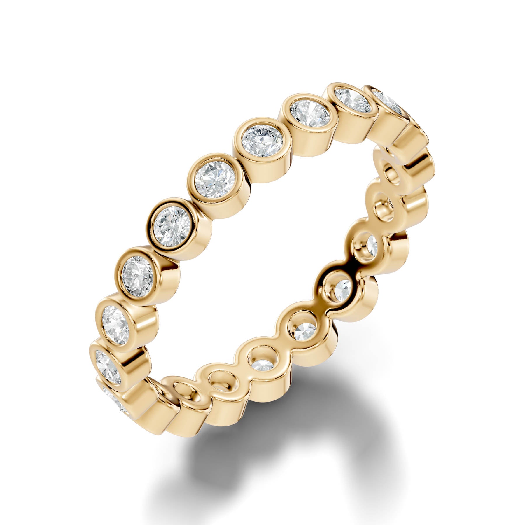 .54 Ct. Round Diamond Bezel Eternity Band (BZE2)