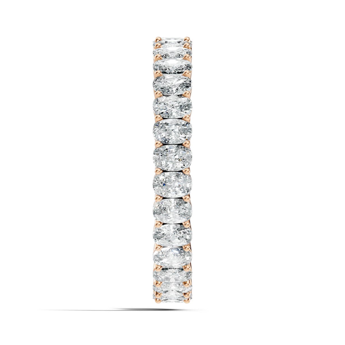 1.66 Ct. Oval Diamond Eternity Band with Four-Prong Setting (OC1) 8