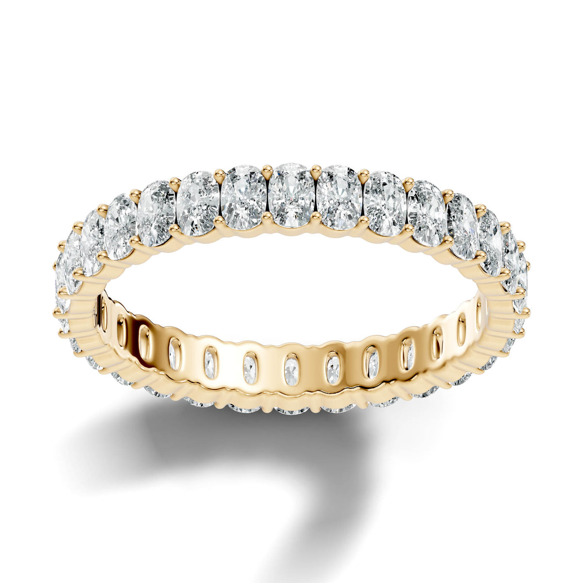 1.66 Ct. Oval Diamond Eternity Band with Four-Prong Setting (OC1) 13