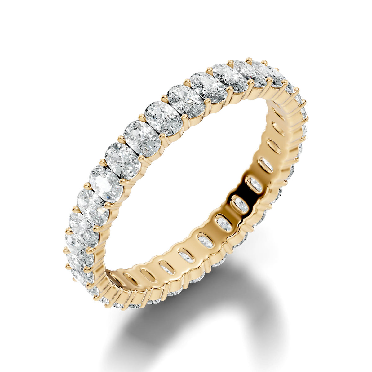 1.66 Ct. Oval Diamond Eternity Band with Four-Prong Setting (OC1) 2