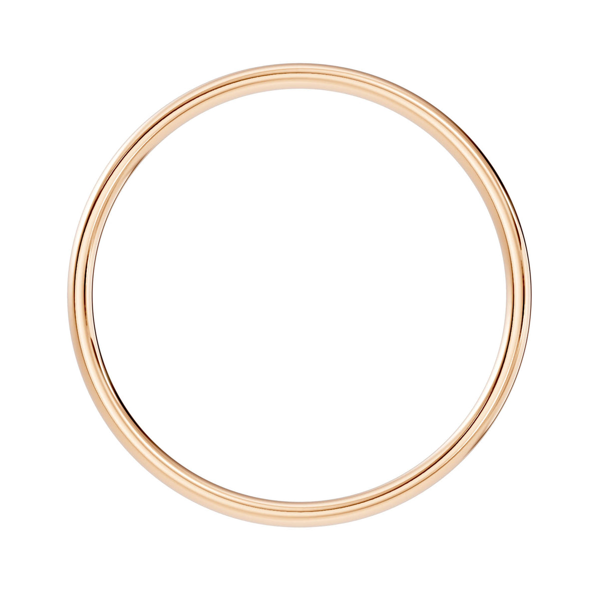 Traditional Wedding Band with Rounded High-Polish Finish (TBW-2MM) 14