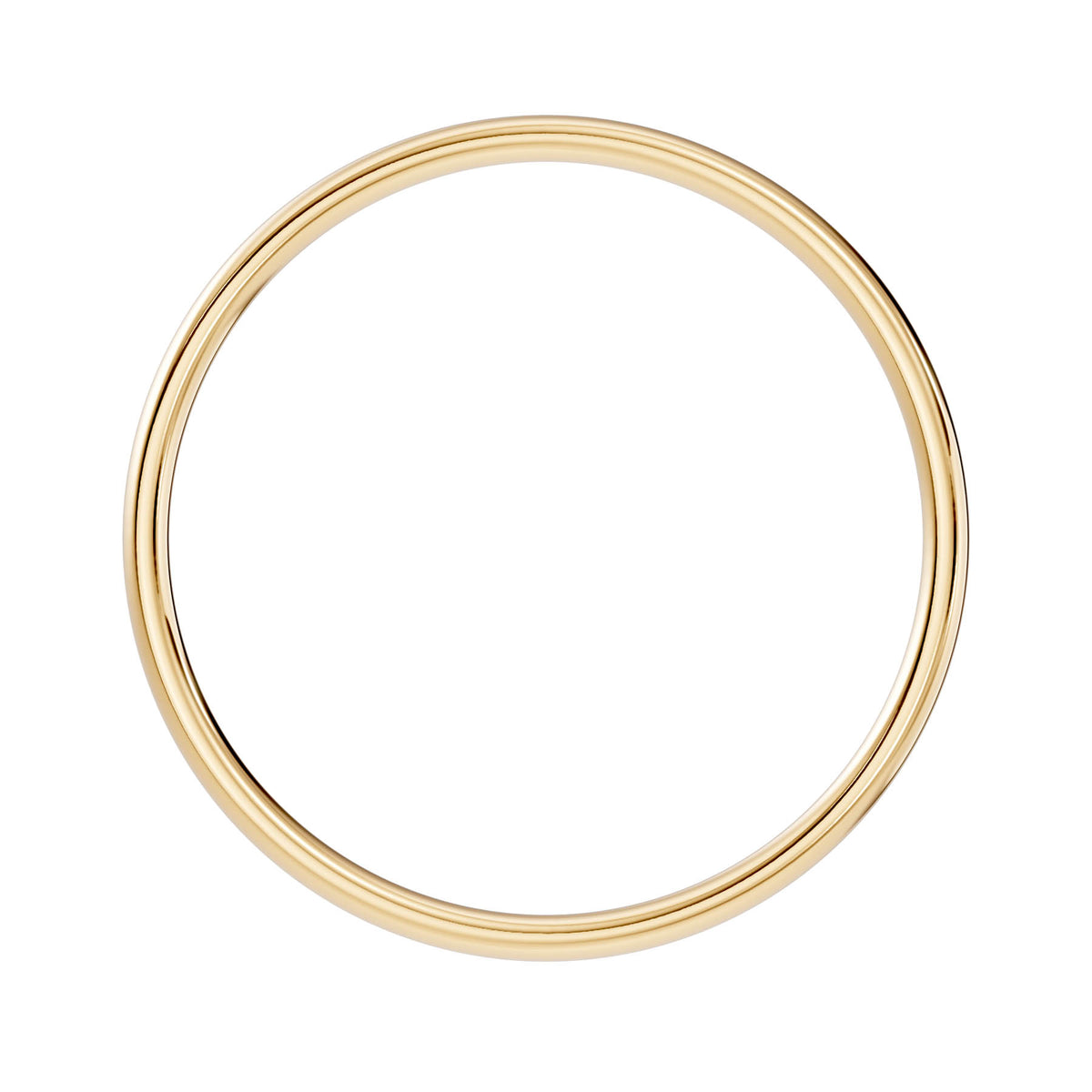 Traditional Wedding Band with Rounded High-Polish Finish (TBW-2MM) 9