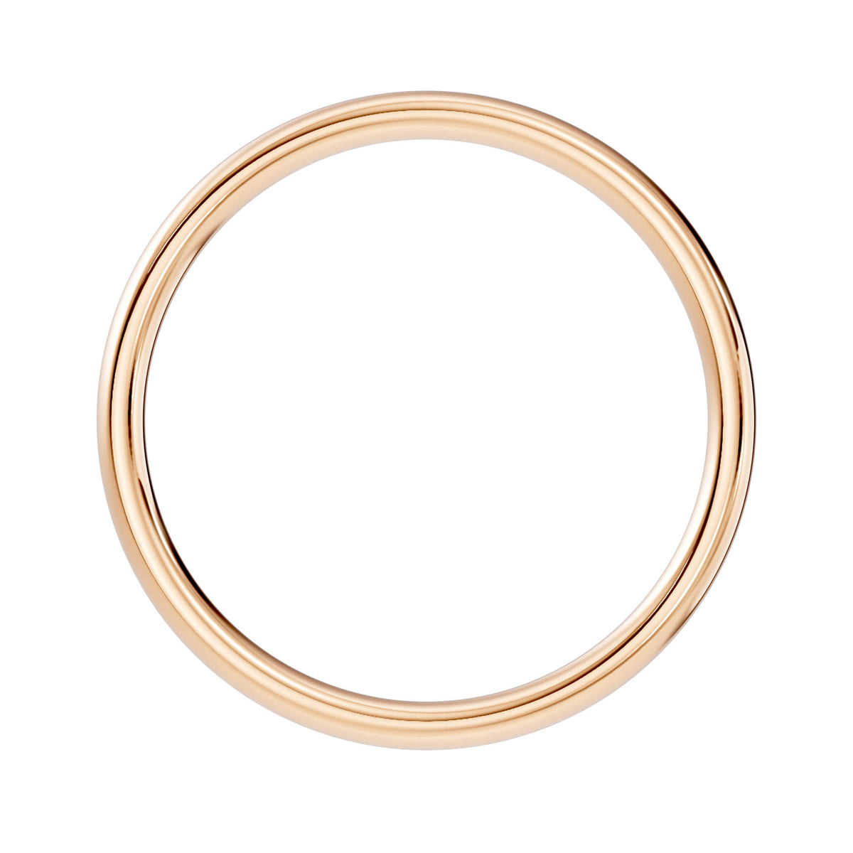 Traditional Wedding Band with Rounded High-Polish Finish (TBW-3MM) 15