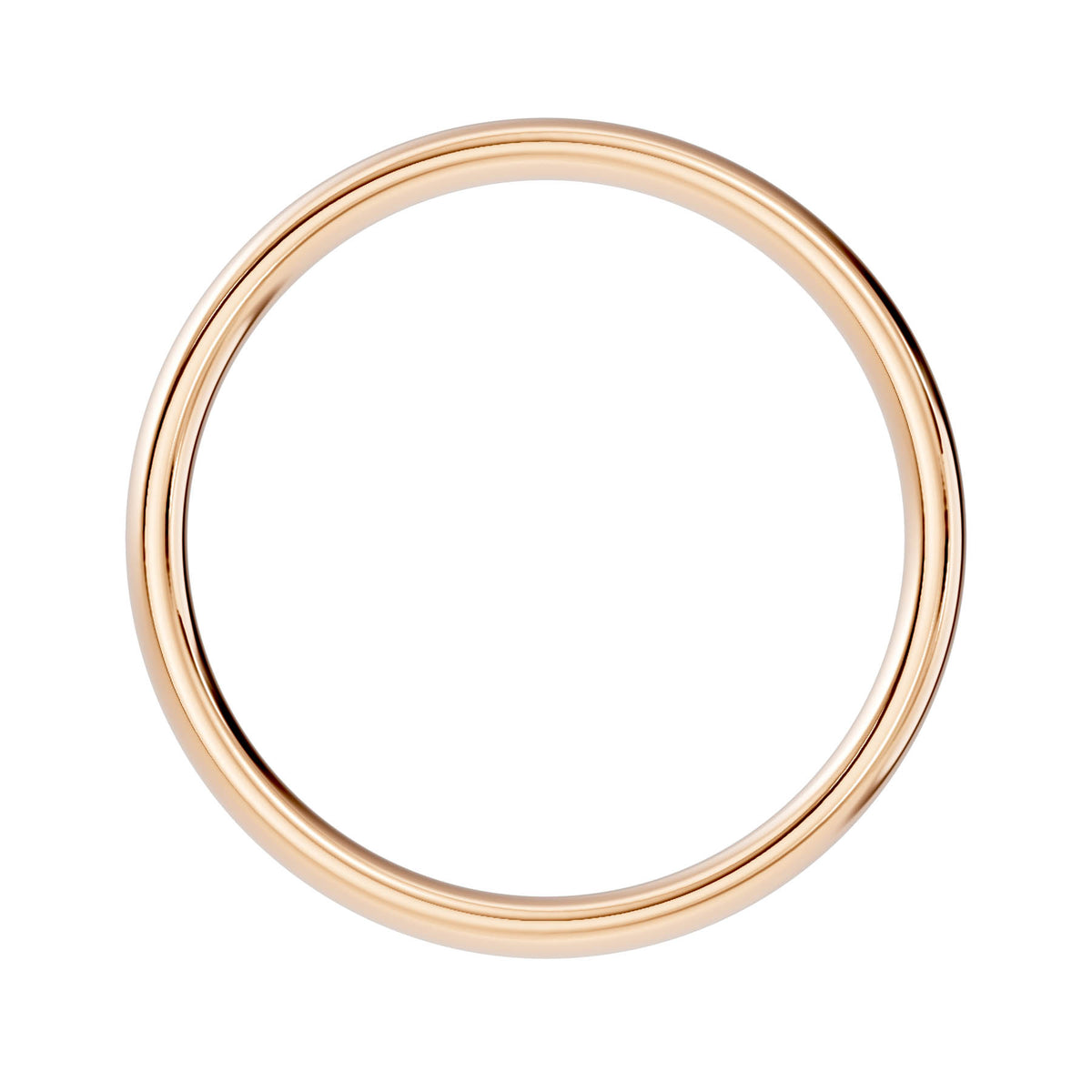 Traditional Wedding Band with Rounded High-Polish Finish (TBW-4MM) 12