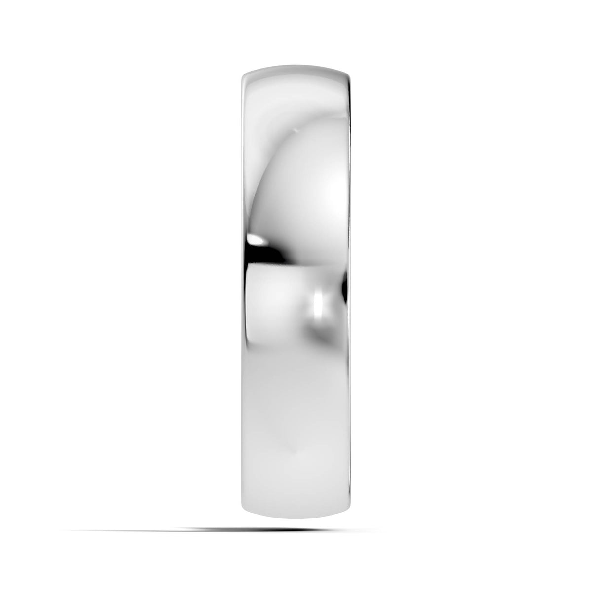 Classic High-Polish Rounded Wedding Band (TBW-5MM) 6