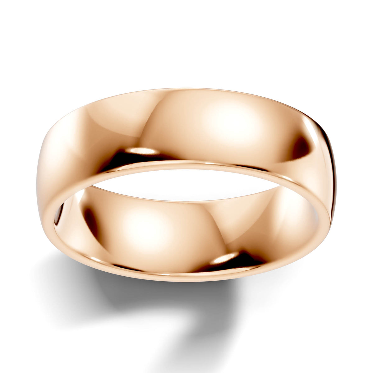 Classic High-Polish Domed Wedding Band (TBW-6MM) 13