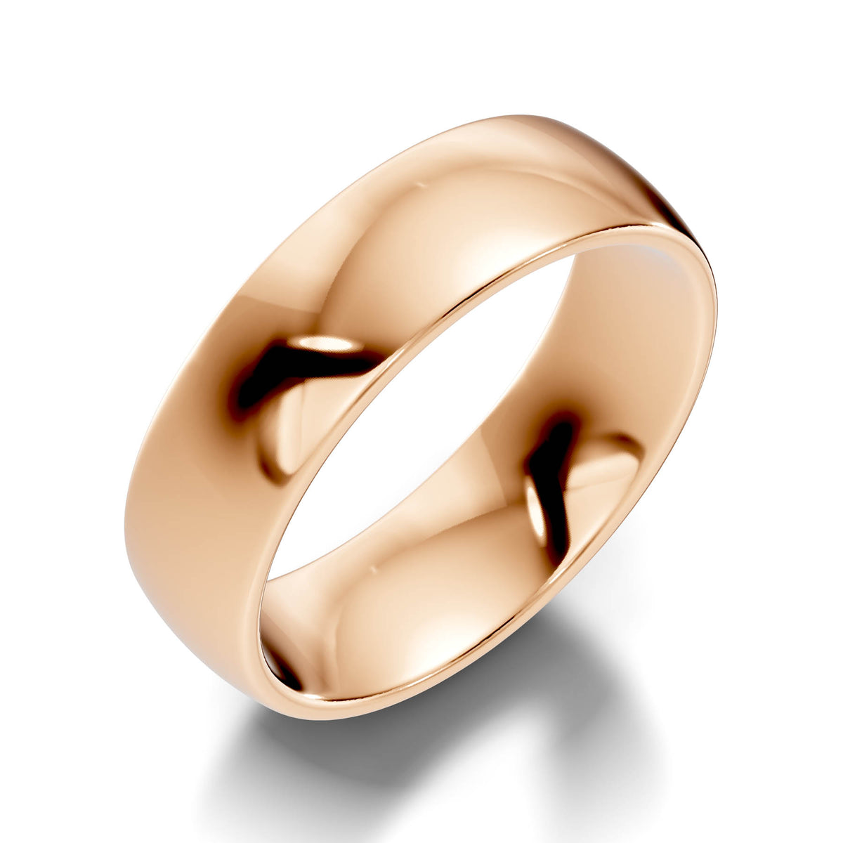 Classic High-Polish Domed Wedding Band (TBW-6MM) 15