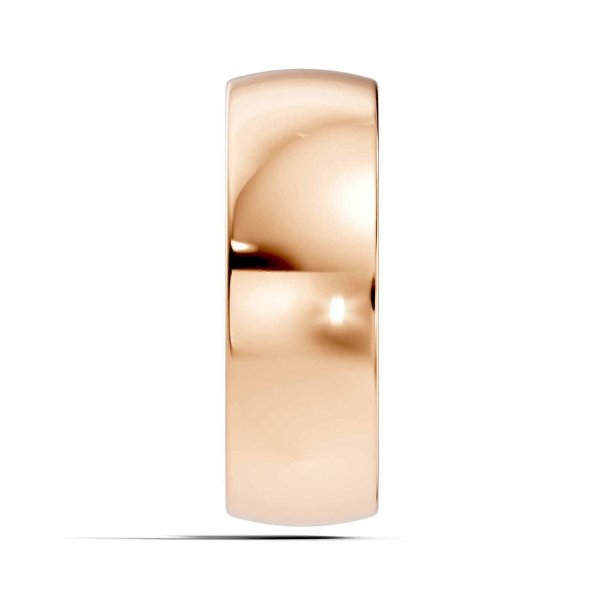 Classic Wide High-Polish Domed Wedding Band (TBW-7MM) 3