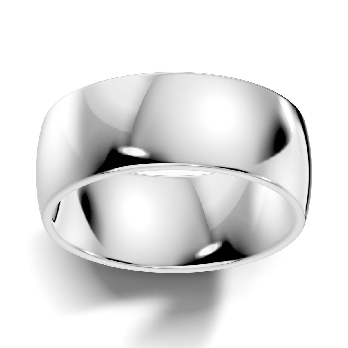 Classic Extra Wide High-Polish Domed Wedding Band (TBW-8MM) 1